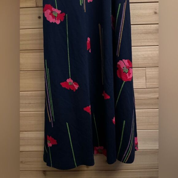 VNTG 1970 Young Innocent Sz XS Poppy Colorful Halter Maxi Babydoll Dress Set - Picture 5 of 13